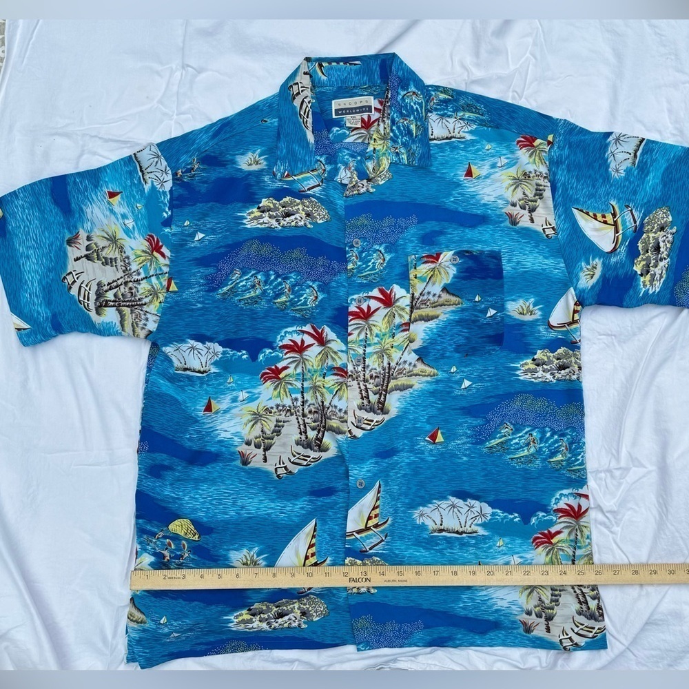 SKOOPS XXL HAWAIIAN STYLE SHIRT - Picture 6 of 7